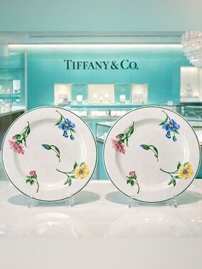 Tiffany & Co. Limited Edition Vintage 1998 "Sintra" Salad Plates - (Set of 2)
